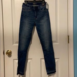 Abercrombie and Fitch Frayed Jeans